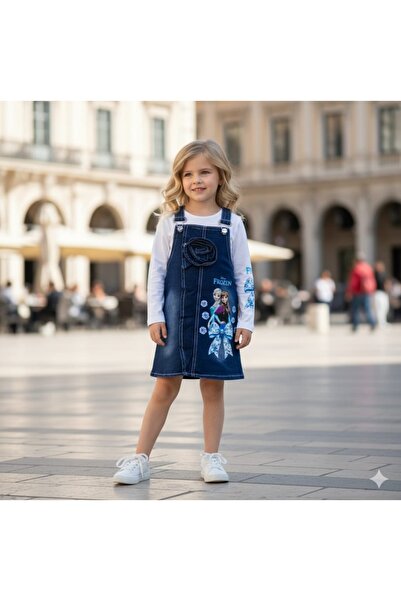 BEGONYA BEBECE KIDS Kot Askili Dress T-Shirt with Character Print 2/5 Years Old