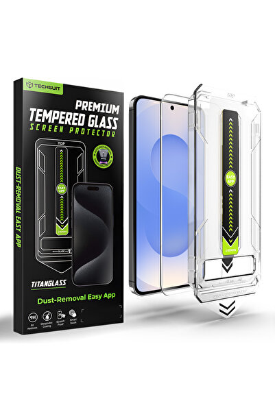 Techsuit - [Compatibil cu deblocare prin amprentă] TitanGlass CrystalHD - Sam...