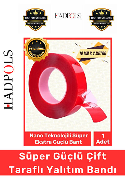 HadPols #SilikonBant Ekstra Güçlü Çok Amaçlı Çift Taraflı Tamir Cam Dış Mekan...
