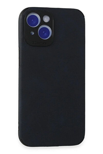 BSN STİL Bsnshop 15 Case Loop Leather Silicone - Navy Blue 1058986