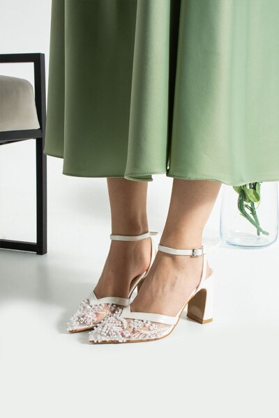 ELVI pantofi cu toc pentru femei, cu pietre [9] cm