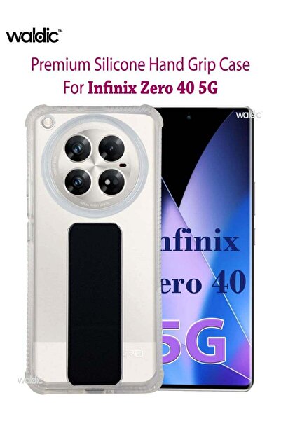 Generic Infinix Zero 40 5G Silicone Protective Back Case Cover - Black