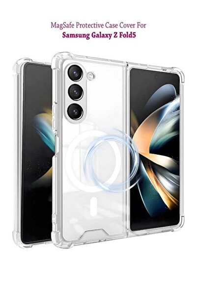 Generic MagSafe Protective Case Cover for Samsung Galaxy Z Fold5 - Clear