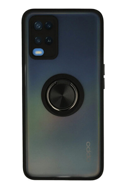 BSN STİL Bsnshop A54 4g Case Montreal Ring Silicone Cover - Black 1058986