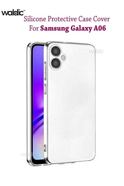 Generic Samsung Galaxy A06 Silicone Protective Back Case Cover - Clear