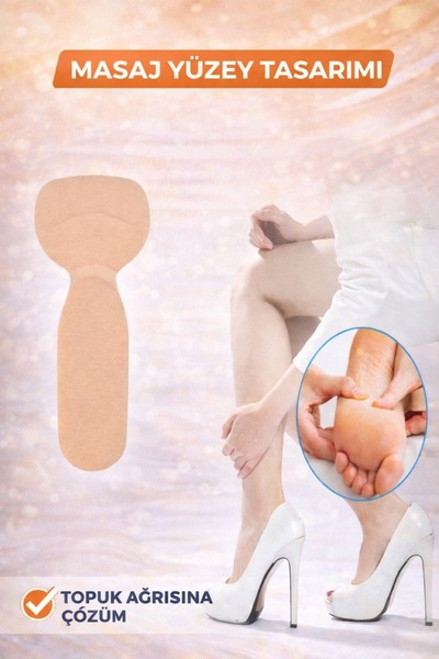 poswicon Topuk Vurma Önleyici Ped | Kendinden Yapışkanlı | Kaymaz | Topuk Ağr...