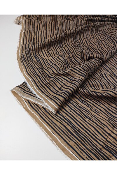 Kumaş Parça Кава Чорний колір Бавовняна вуаль Ширина: 140