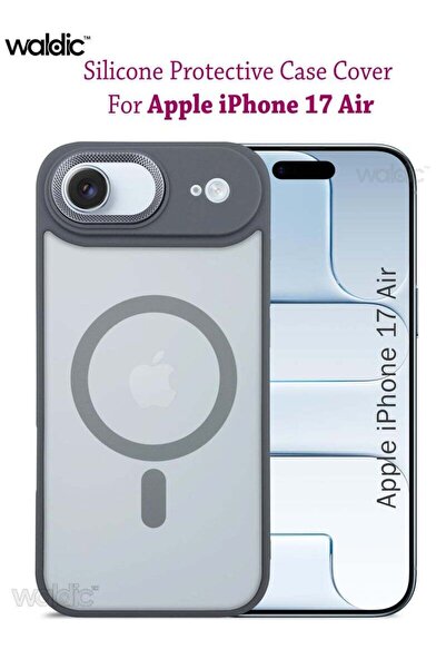 Generic Apple iPhone 17 Air Silicone Magsafe Case Back Case Cover - Grey
