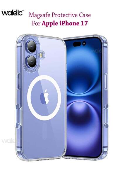 Generic Apple iPhone 17 Magsafe Case Back Case Cover Compatible - Clear