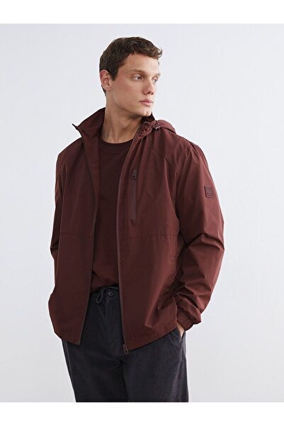 LC Waikiki LCW Vision Standard Mold Hooded Men's Raincoat