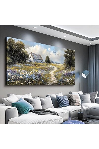 ALAYRA International لوحة جدارية أنيقة متعددة الألوان بتصميم منظر طبيعي جميل ...