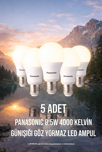 PANASONIC 4000K Doğal Günışığı – Sabah Gibi Ferah, Dengeli ve Göz Yormayan Iş...