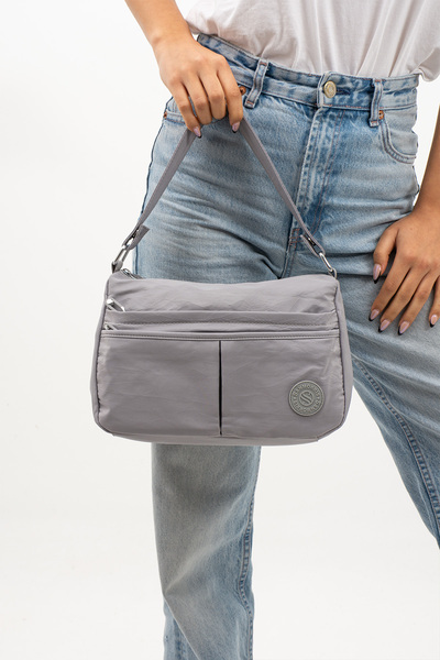 Sanmorris 4009 Women's Waterproof Parachute Fabric 5-Compartment Crossbody Ha...