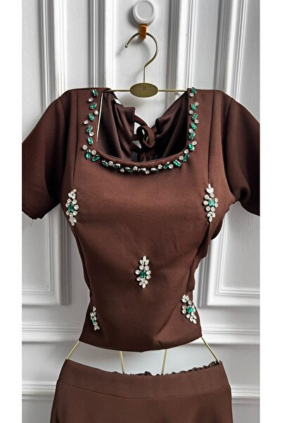 Saraya Barbie two-piece fabric blouse