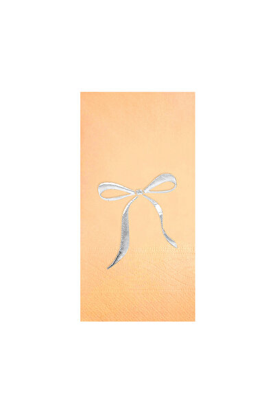 Story مناديل ورقية فضية مقاس 33 × 33 سم، مناديل ورقية منقوشة باللون البيج مكو...