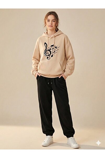 PENTHİLUS Left Key Printed Unisex Oversized Tracksuit Set - Oversized Double ...