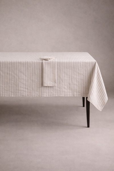 Alacastore Natural Linen Table Runner
