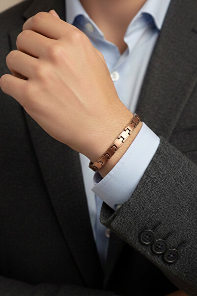 Sevil Gülgün Atelier Pure Copper Magnetic Therapy Bracelet Ring Set - Magneti...
