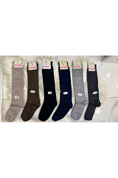 Fily (12 ADET) ÖZEREN YÜN UZUN ANNE ÇORABI 4 MEVSİM