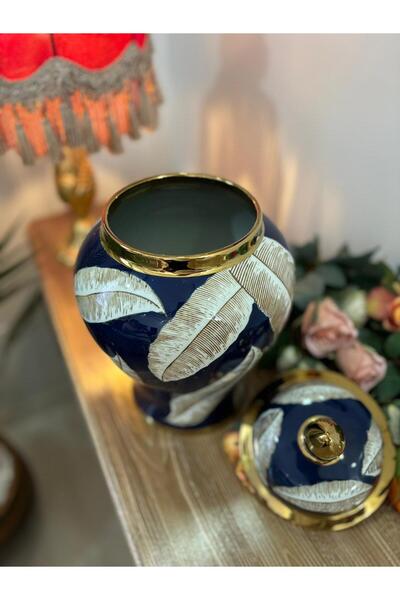 DoraHomeDekor مكعب لاميدور المزخرف بأوراق الشجر