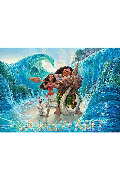 VIODESIGN Birthday photo wallpaper, self-adhesive, Moana, multicolor, 80x120 ...