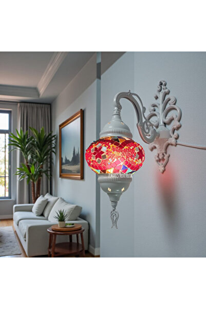 ZEM ARİS HEDİYELİK الشمعدان اللون الأبيض