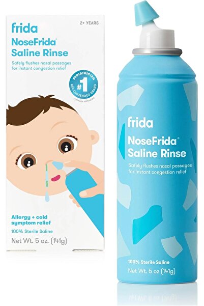 FridaBaby Frida Baby Saline Rinse for Toddler, Kids, Ages 2+, Saline Rinse fo...