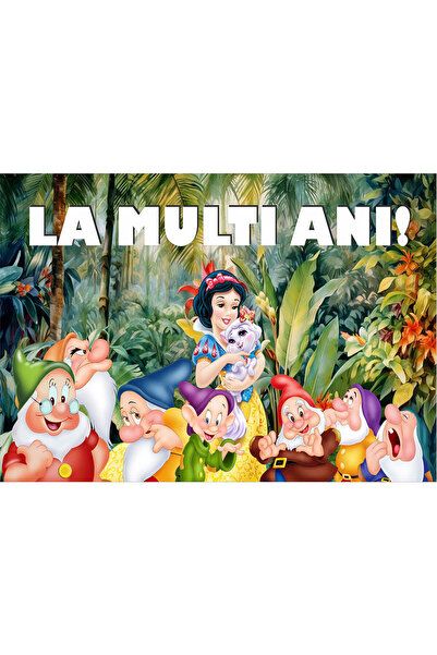 VIODESIGN Birthday photo wallpaper, self-adhesive, Snow White, multicolor, 80...