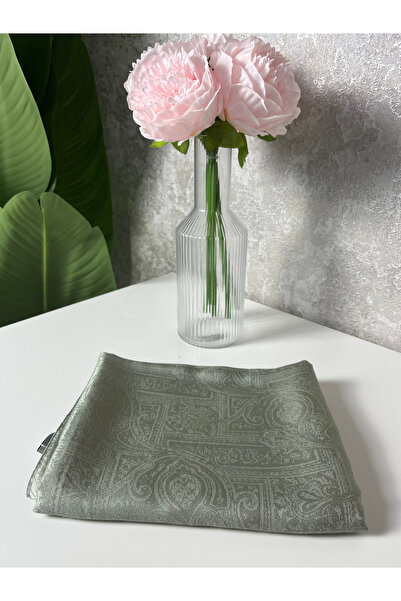 soft pure Shine Menkaure Şal - Çağla Yeşili 195x75