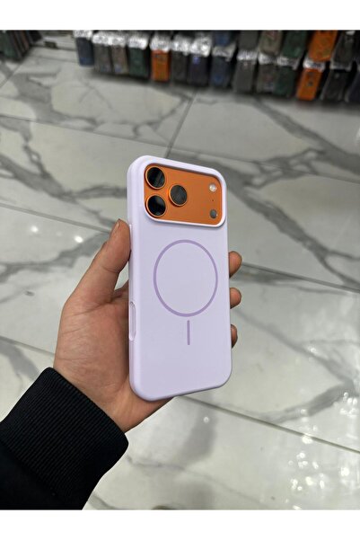 Bilişim Aksesuar iPhone 17 Pro Uyumlu Silinebilir Lansman Kılıf - Lila