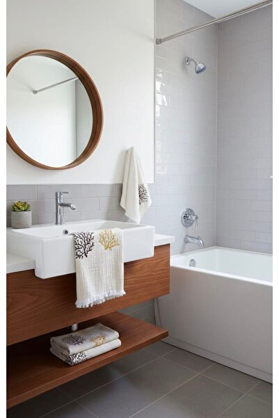 VİLERA HOME Organic Patterned Peştemal Towel