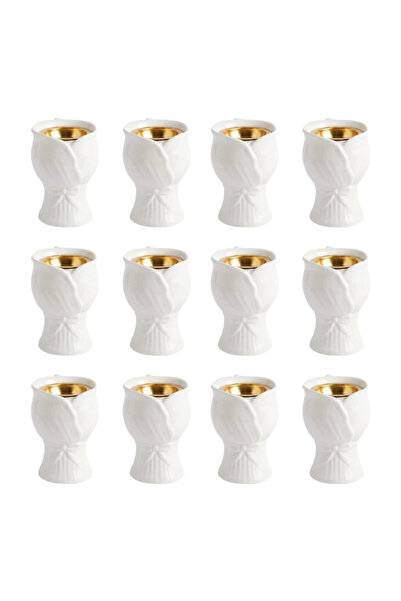 mawfoor توزيعات مبخرة سيراميك أبيض فاخرة بتصميم عصري -12 حبه