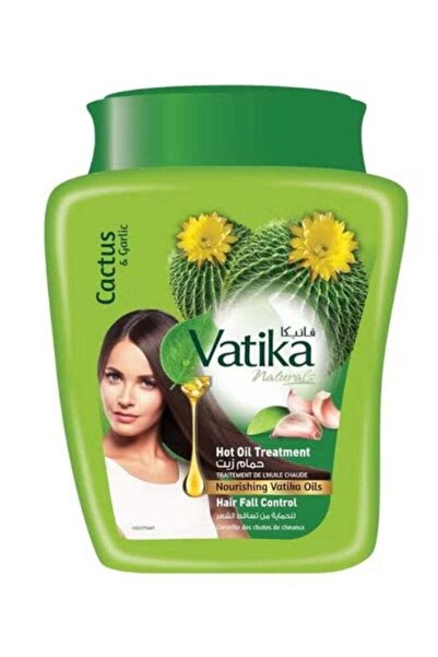 Vatika كريم معالجة الشعر بالزيت الساخن مع الصبار والثوم للتحكم في تساقط الشعر...