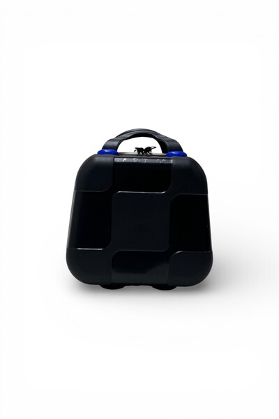 ALBATROS M600 Black Makyaj, Kuaför Ve Kişisel Bakım Çantası Kare Desen