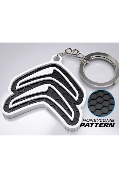HİDRODEN Citroen Brand Logo Car Key Chain - Citroen Car Key Chain