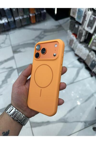 Bilişim Aksesuar iPhone 17 Pro Uyumlu Silinebilir Lansman Kılıf - Turuncu