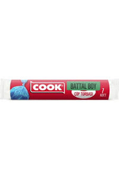 COOK Battal Size Garbage Bag 72 X 95 cm 7 Pcs Blue Color (70 Lt)