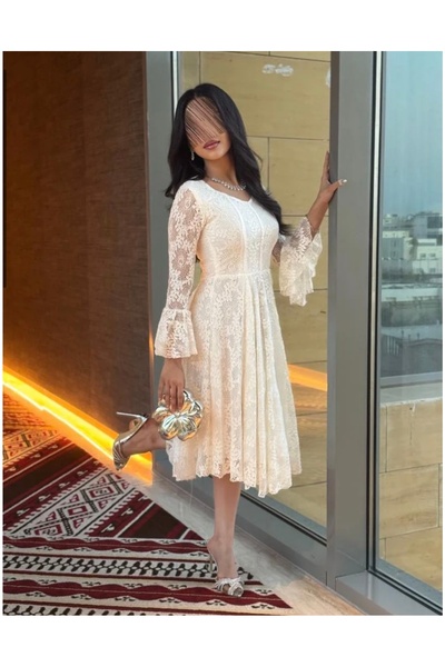 Joji White lace dress