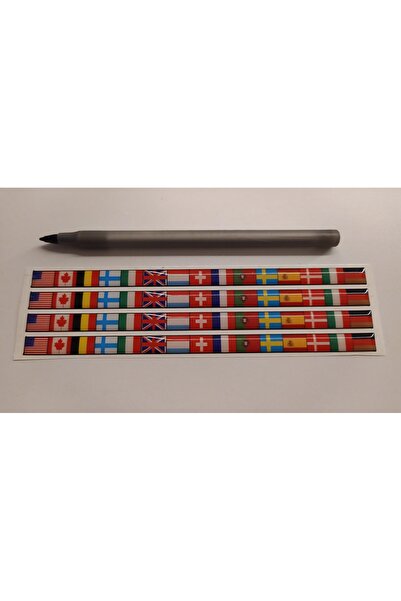 Sezer Oto Etiketcilere sıralı bayrak 4lü sticker