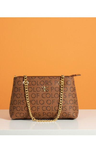 H&D COLLECTİON Polo of Colors Women's Tan Emrpime 4 Compartment Shoulder and ...