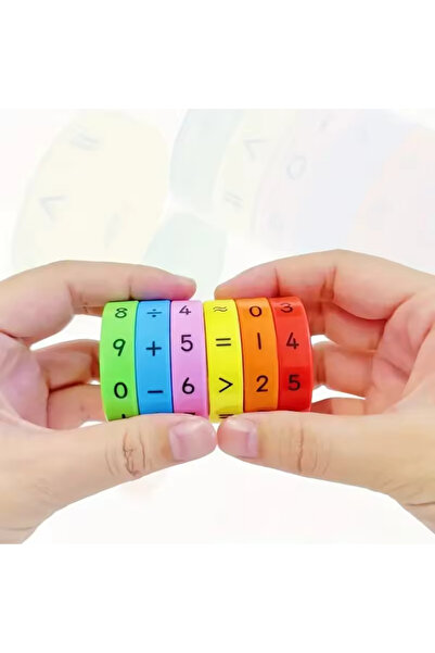 UĞURDAN Matematik İşlem Küpü Eğitici Oyuncak Zeka Küpü 1 Adet