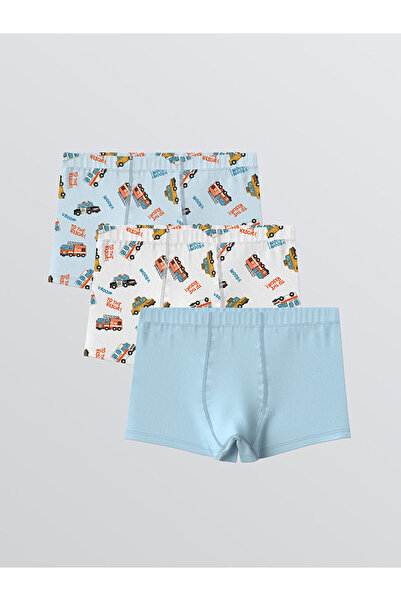 LC Waikiki Esvab • Modern & Distinctive Printed Boys' Boxer Shorts 3-Pack