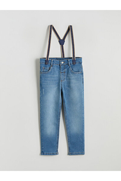 LC Waikiki LCW Kids indigo farmerke za dečake sa remenom