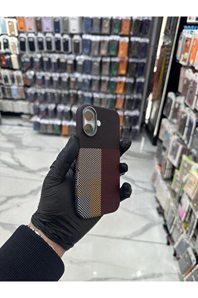 Bilişim Aksesuar iPhone 17 Karbon Magsafe Kılıf - Çöl