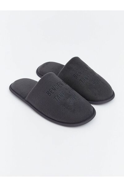 LC Waikiki Lcw Steps Slogan Printed Men's House Slippers