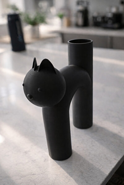 Vescarri مزهرية زخرفية على شكل قطة