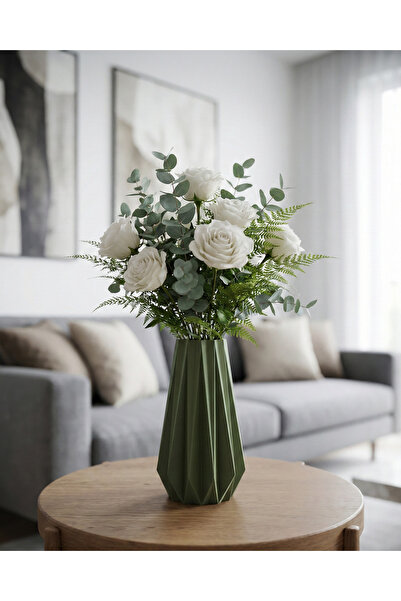 Elana Design Tria Vazo - Modern Tasarımlı Şık Çiçek Vazosu