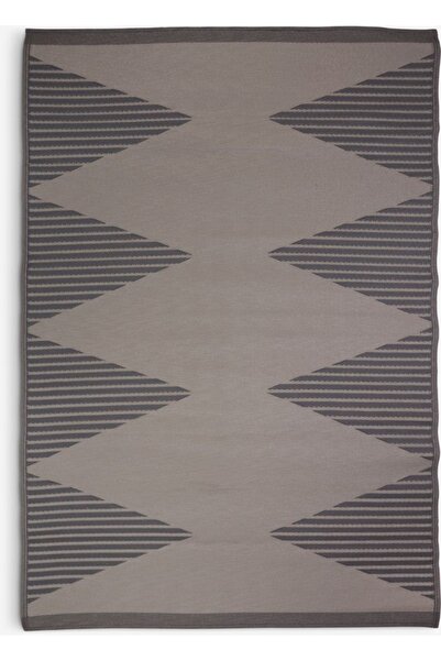 DavidaHome Indoor/outdoor rug, geometric, gray