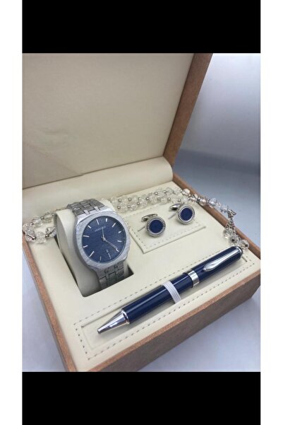 Di Capri A set including a watch, pen, prayer beads, and cufflinks. A truly l...
