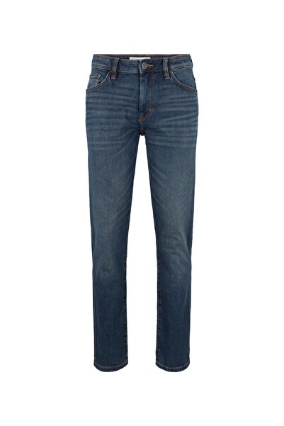 Tom Tailor Hose Marvin Straight Jeans im Five-Pocket-Design mit Label Patch